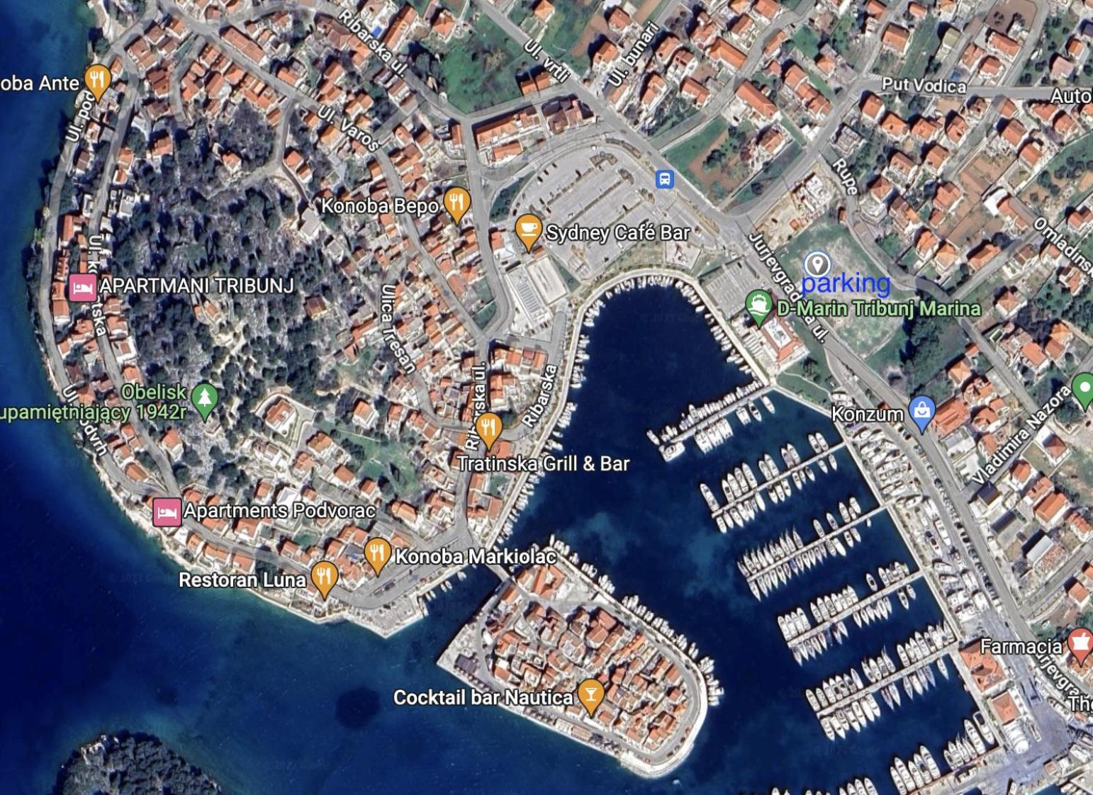 Seaview Apartment Tribalj Екстериор снимка